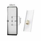 Arandela Retangular 1 Foco Sem Friso Branca 10x30cm P/ E27 St