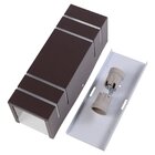 Arandela Retangular 4 Frisos Externa Interna Muro Parede Alum