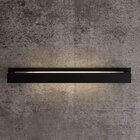 Arandela Retangular Arky 125cmx5cmx10cm Bella Italia Preto