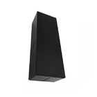 Arandela Retangular C/2 Fachos 5w 3000k 150lm Ip65 Preto 10º/