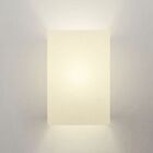 Arandela Retangular Retro Md-2002 Cúpula Em Tecido 25/16x10cm