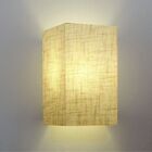 Arandela Retangular Retro Md-2002 Cúpula Em Tecido 25/16x10cm