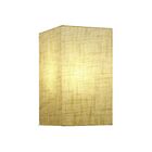 Arandela Retangular Retro Md-2002 Cúpula Em Tecido 25/16x10cm