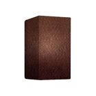 Arandela Retangular Retro Md-2002 Cúpula Em Tecido 25/16x10cm