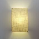 Arandela Retangular Retro Vivare Md-2002 Cúpula Em Tecido 25/