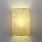 Arandela Retangular Retro Vivare Md-2029 Cúpula Em Tecido 18x