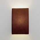 Arandela Retangular Retro Vivare Md-2029 Cúpula Em Tecido 18x