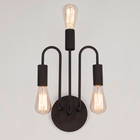 Arandela Retrô Aranha Preto