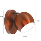 Arandela Retrô Bola Cobre