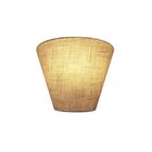 Arandela Retro Cone Md-2001 Cúpula Em Tecido 25/26x13cm Rusti