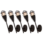 Arandela Retrô Preto Kit Com 5