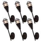 Arandela Retrô Preto Kit Com 6