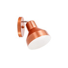 Arandela Retrô Viena Cobre C/ Branco