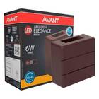 Arandela Rischi Ip65 Cafe 6w Branco Quente Avant