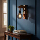 Arandela Rustica Cordão 29cm 1e27 La0027 Delis