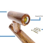 Arandela Rústica Em Madeira