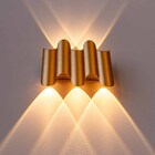 Arandela Schala Facho Duplo 60° Led 5w 3000k Externo E Intern