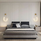 Arandela Serenata Globos Dourado 55cm Led 3 Em 1 Bivolt 15746