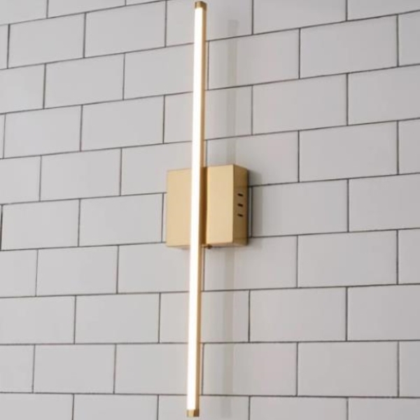 Arandela Slim 01 Perfil Alumínio E Acrílico P/ Fita Led - 80c