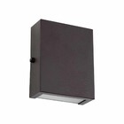 Arandela Slim 1 Foco Marrom Interna / Externa Alumínio P/ G9