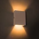 Arandela Slim 2 Focos Branca Parede Muro Interna Externa St15