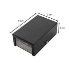 Arandela Slim 2 Focos Preta Externa + Led G9 Br. Frio St3144