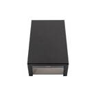 Arandela Slim 2 Focos Preta Externa + Led G9 Br. Quente St3144