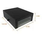 Arandela Slim 2 focos Preto BL17