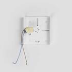 Arandela Slim Alumínio 2 Frisos Marrom + Led G9 Branco Quente