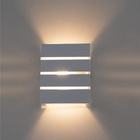 Arandela Slim Interna E Externa Alumínio 3 Friso Moderna Bran