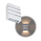 Arandela Slim Interna E Externa Alumínio 3 Friso Moderna Bran