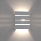 Arandela Slim Interna E Externa Alumínio 3 Friso Moderna Bran