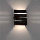 Arandela Slim Interna E Externa Alumínio 3 Friso Moderna Pret