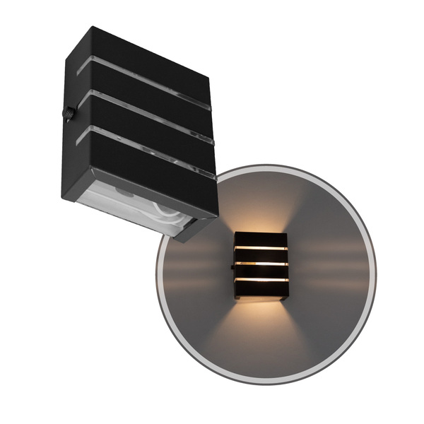 Arandela Slim Interna E Externa Alumínio 3 Friso Moderna Pret