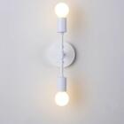 Arandela Slim Linear Moderna Para 2 Lâmpadas E-27 - Cor Branca