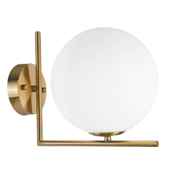 Arandela Sobrepor Dubai Globo Ouro G9 Blumenau