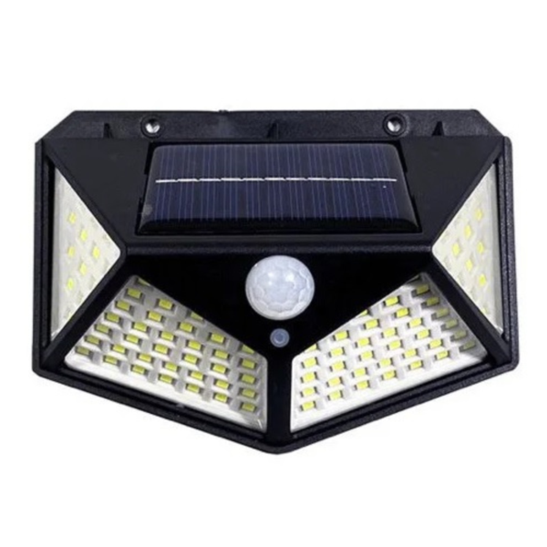 Arandela Solar Externa Com Sensor De Presença Ip65 100 Leds B