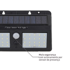 Arandela Solar LED Luz Branca 300lm Gaya