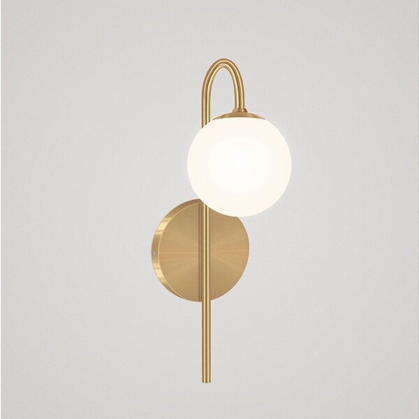 Arandela Sphera Pin 12x36cm G9 Bivolt Dourado Tks 1657