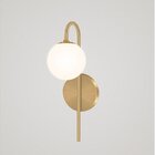 Arandela Sphera Pin 12x36cm G9 Bivolt Dourado Tks 1657