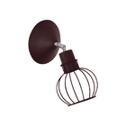 Arandela-Spot Articulável Arame Mini Diamante Marrom