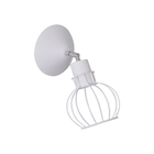 Arandela-Spot Articulável Arame Mini Esfera Branca