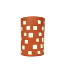 Arandela de Parede em Cerâmica Square Terracota Alfaluz