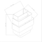 Arandela Suica Conti Iluminação Azul Bebê