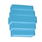 Arandela Suica Conti Iluminação Azul Bebê