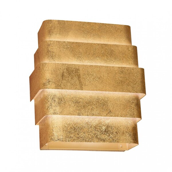 Arandela Suica Conti Iluminação Folheado A Ouro