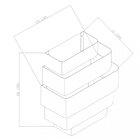 Arandela Suica Conti Iluminação Verde Tiffany