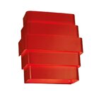 Arandela Suica Conti Iluminação Vermelho