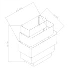 Arandela Suica Conti Iluminação Vermelho