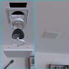 Arandela Suporte Stand De Embutir No Teto Linha Lux Compatíve